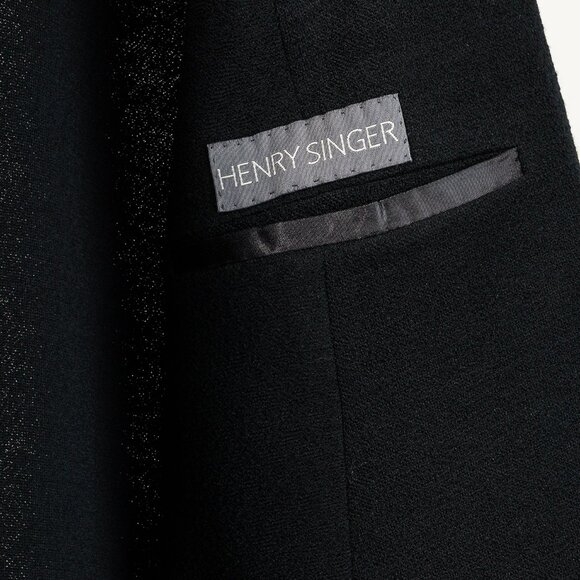 Boglioli Black Virgin Wool Knit K-Jacket Blazer - Picture 10 of 12